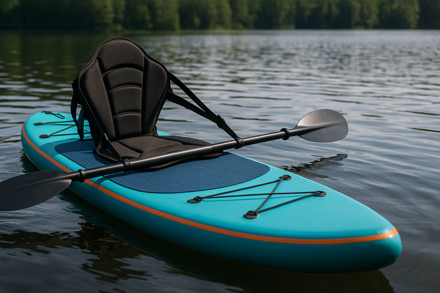 SUP-deszka kajaküléssel