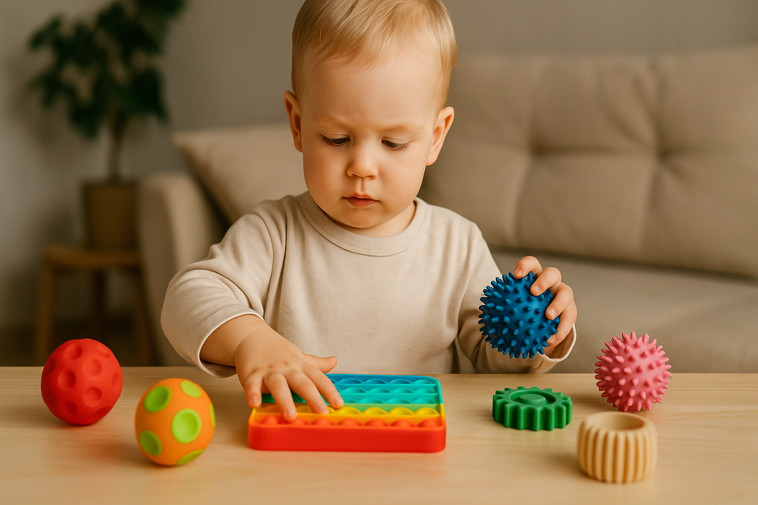 Szenzoros játékok 2 éveseknek