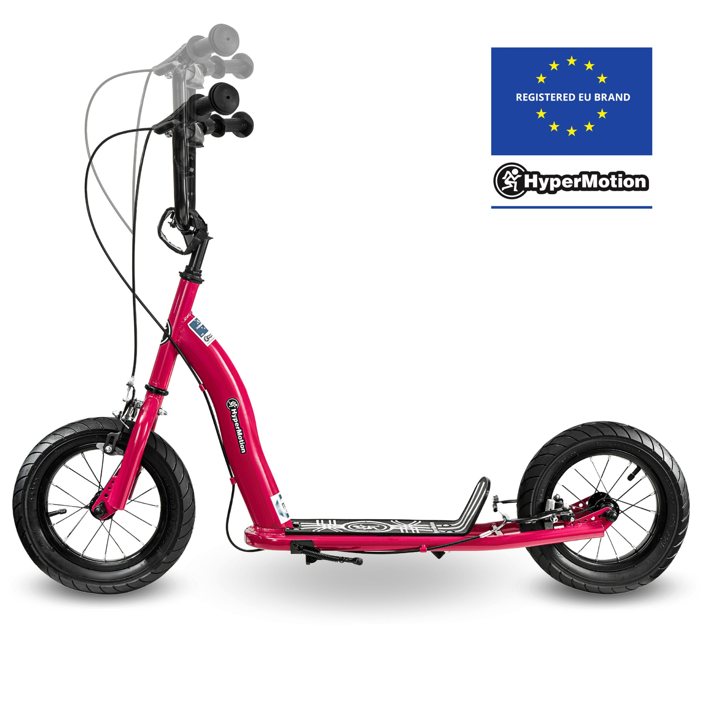 Scooter HyperMotion RUBY 12 (pumpált 30 cm-es kerekek) - fukszia/magenta