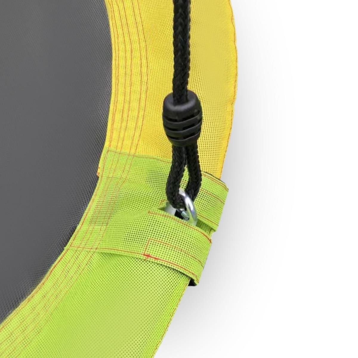 XL-es kerti játszótér gyerekeknek gólyafészek hintával, létrával és mászóhálóval