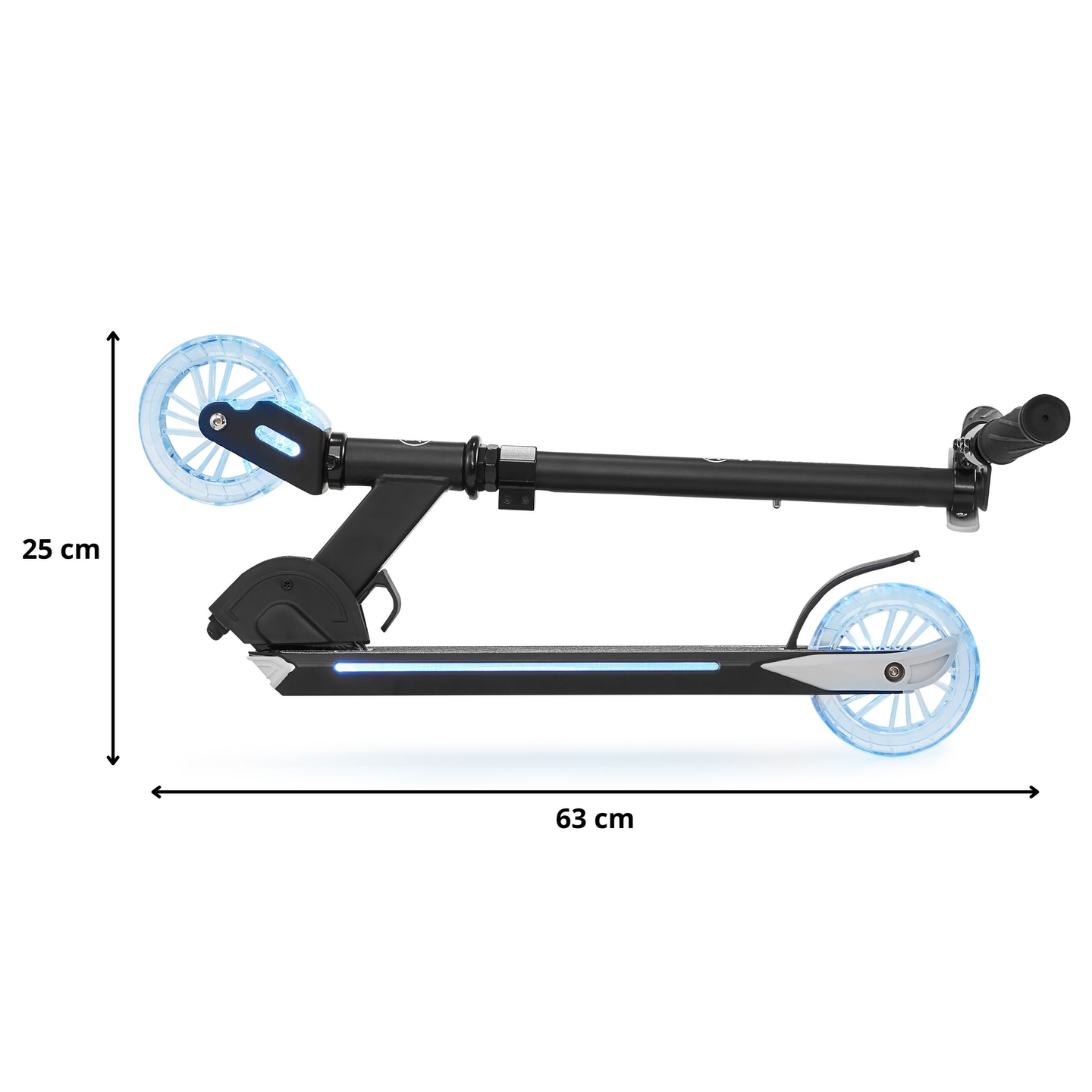 Kétkerekű robogó LED-es összecsukható lámpával - HyperMotion Ice Flash