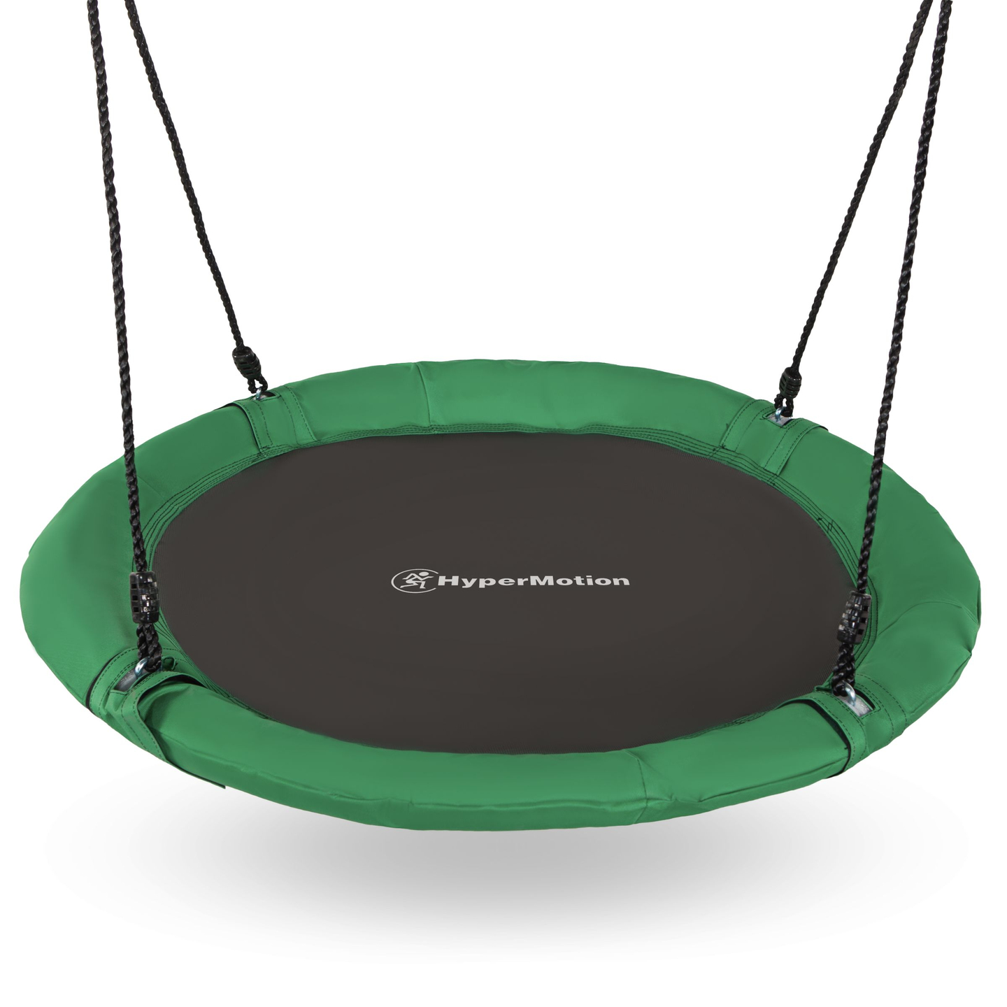 Gólyafészek típusú kerti hinta kerettel és kötelekkel