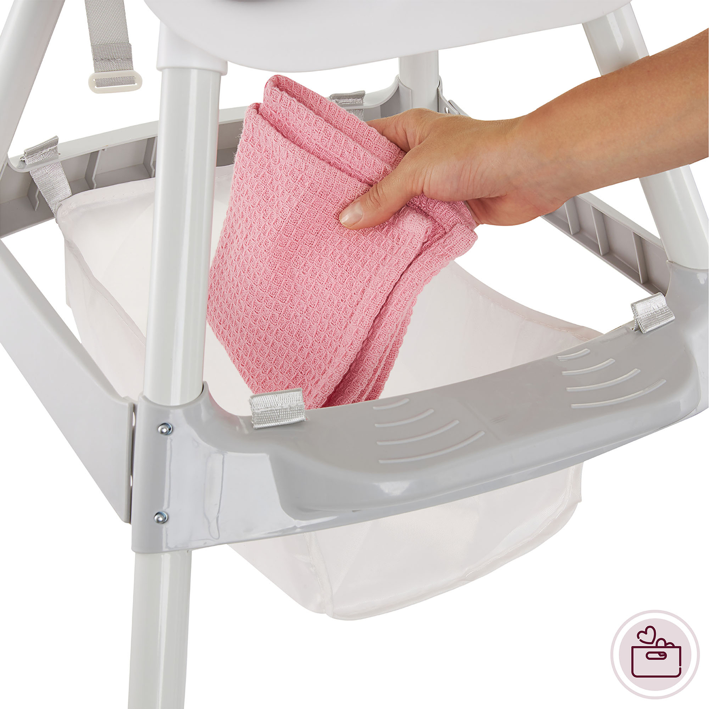 Moby-System Magnolia 2 az 1-ben állítható etetőszék - szürke