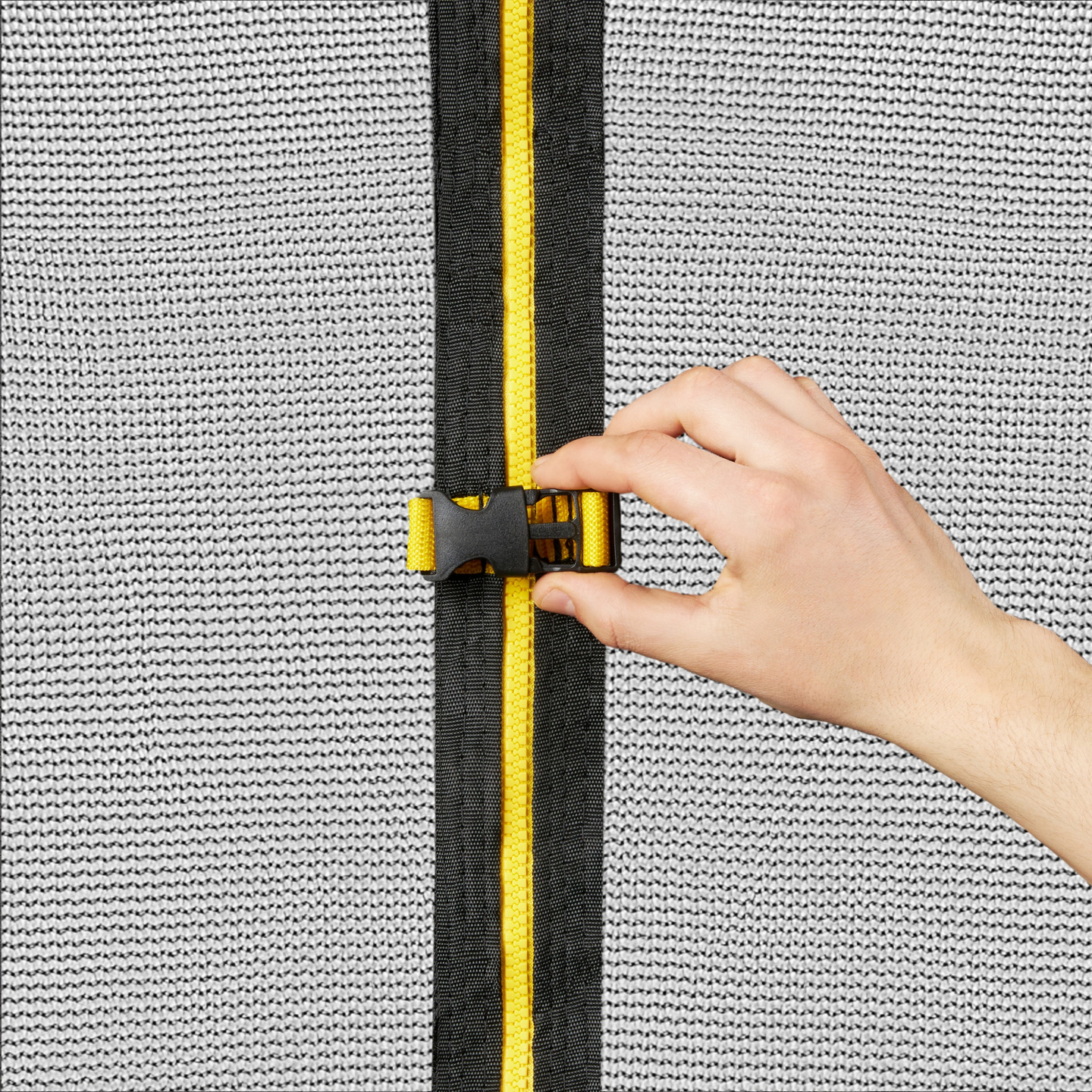 XXXL kerti trambulin gyerekeknek HyperMotion - 487 cm 16FT - létrával és belső hálóval - otthonra és kertre - 150 kg max.