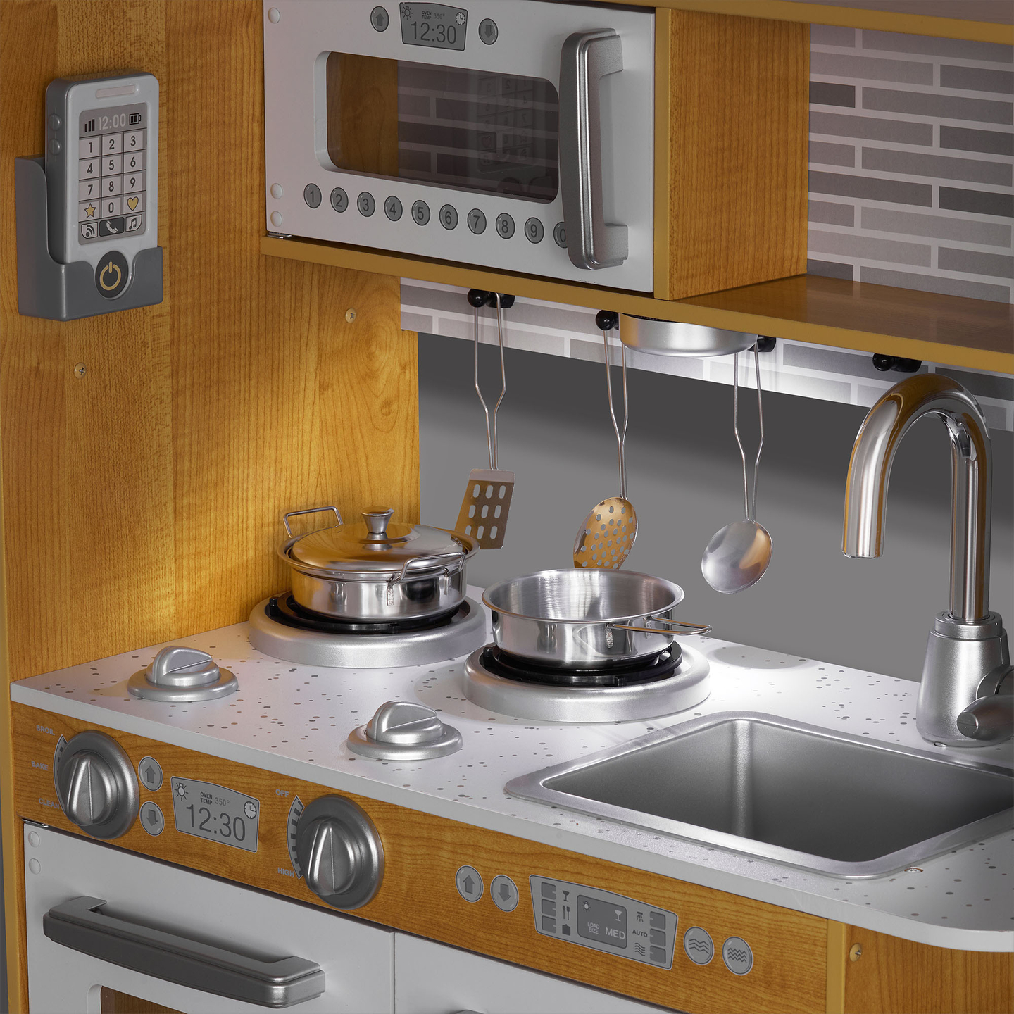 XXL fakonyha LED világítással, köténnyel és kiegészítőkkel