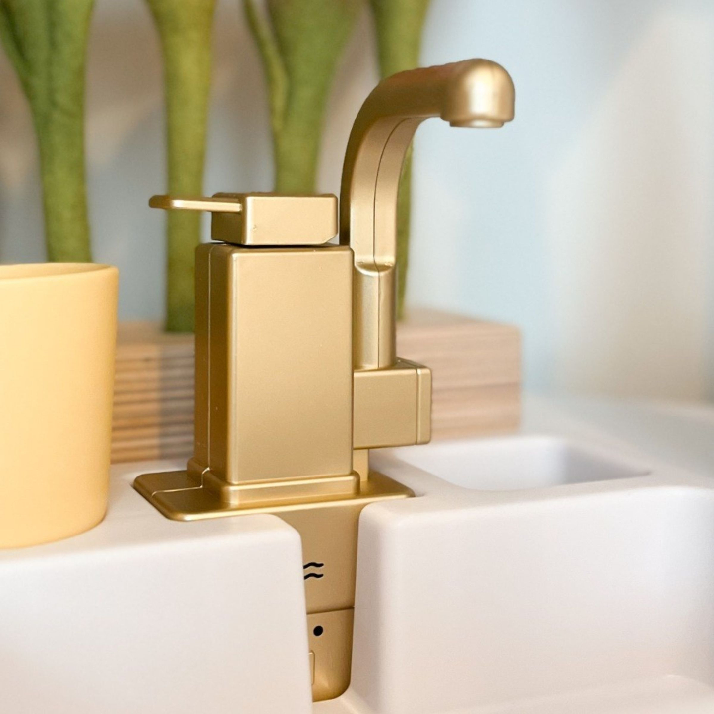 XXXXL nagy, fából készült interaktív konyha LED világítással, mosógép mikrohullámú kávéfőzővel, zöldség- és gyümölcskészlettel - 50 elemmel