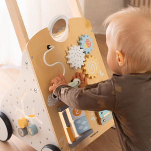 Oktatási fa járókeret 8in1 / babatoló - manipulációs tábla