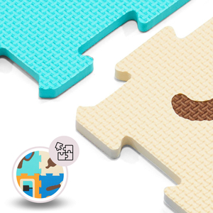 Oktatási habszivacs puzzle szőnyeg 90 x 90 x 1cm - EVA habszivacs - design: műszerek
