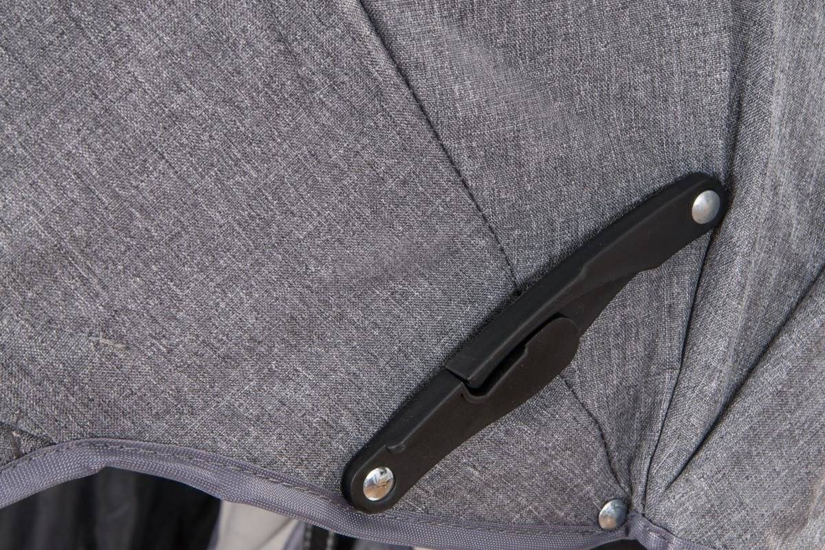 Tricikli Tobi Velar + esővédő fólia - szürke