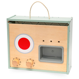 Fából készült mini konyha kiegészítőkkel - összecsukható