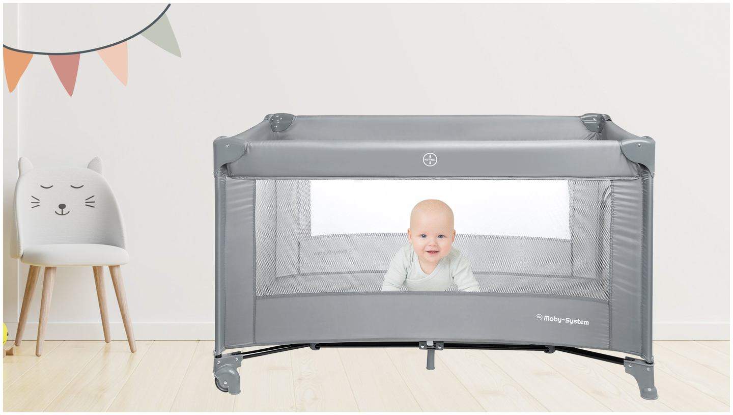 Utazóágy Happy Traveller BASIC - szürke