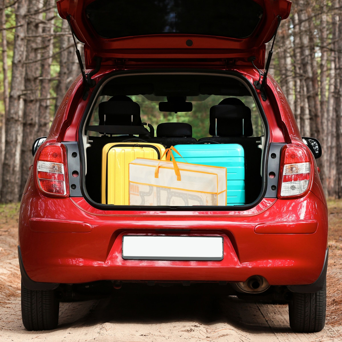 Kétoldalas összecsukható habszivacs szőnyeg 180 x 120 x 1 cm - Magic Forest/Autumn Streets - boho