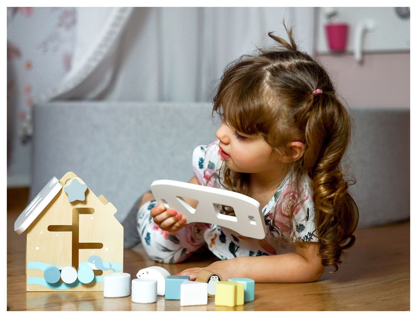 Sorter - oktatási célú faház blokkokkal