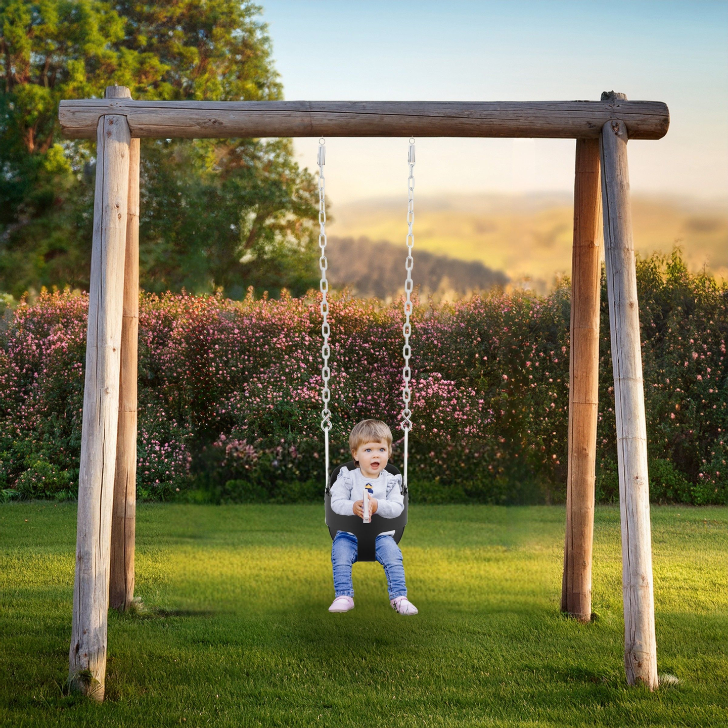 HyperMotion kisgyermek lánchinta magas háttámlával