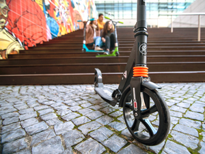 Városi roller HyperMotion DRAGSTER Fekete