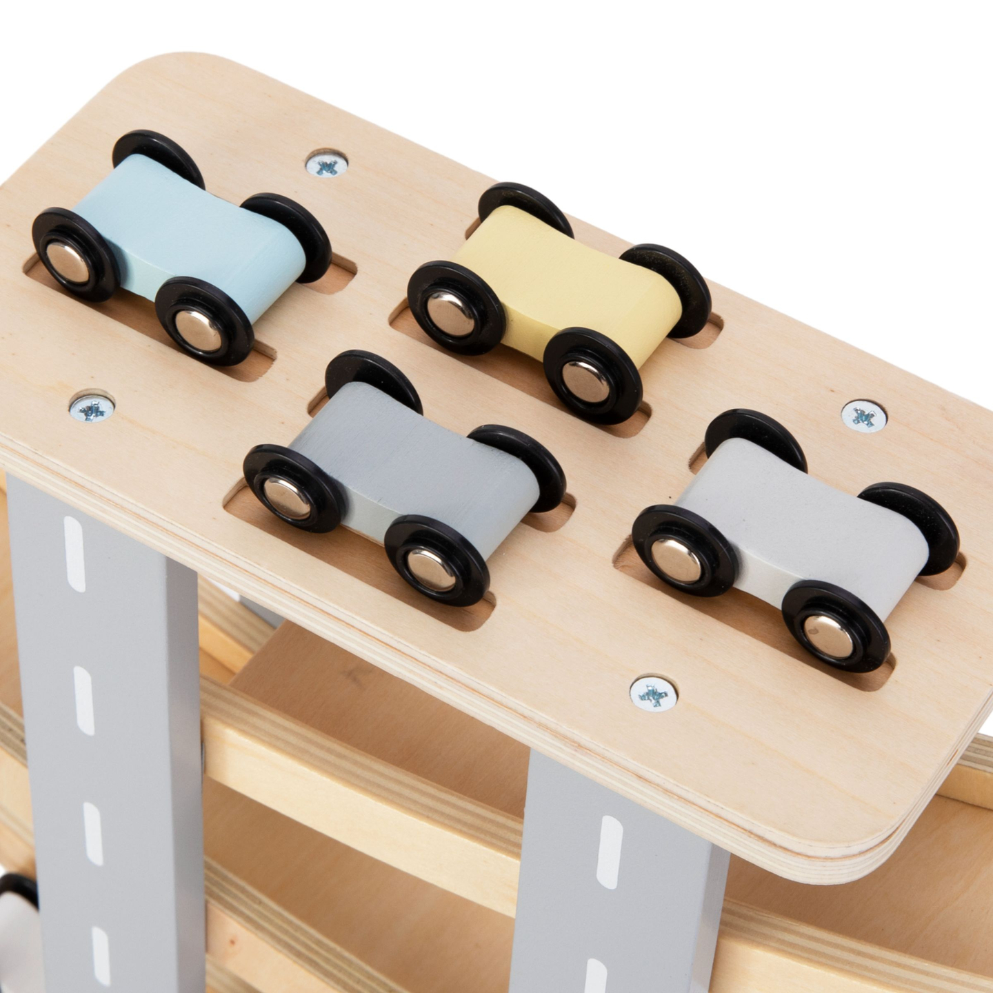 Fapálya - csúszda autóknak - 6 emelet