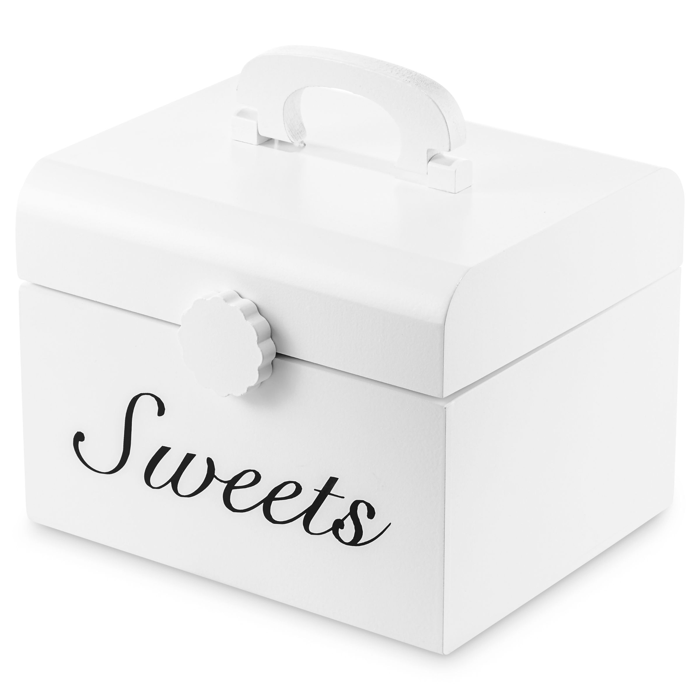 Fából készült cukorkadoboz, édességbolt