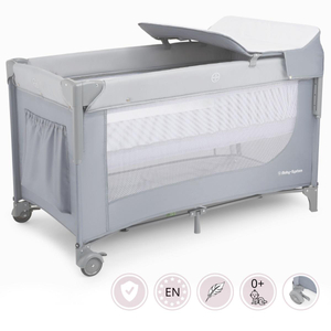 Szorosan 3 az 1-ben hordozható kiságy pelenkázóasztallal, matraccal és hordtáskával