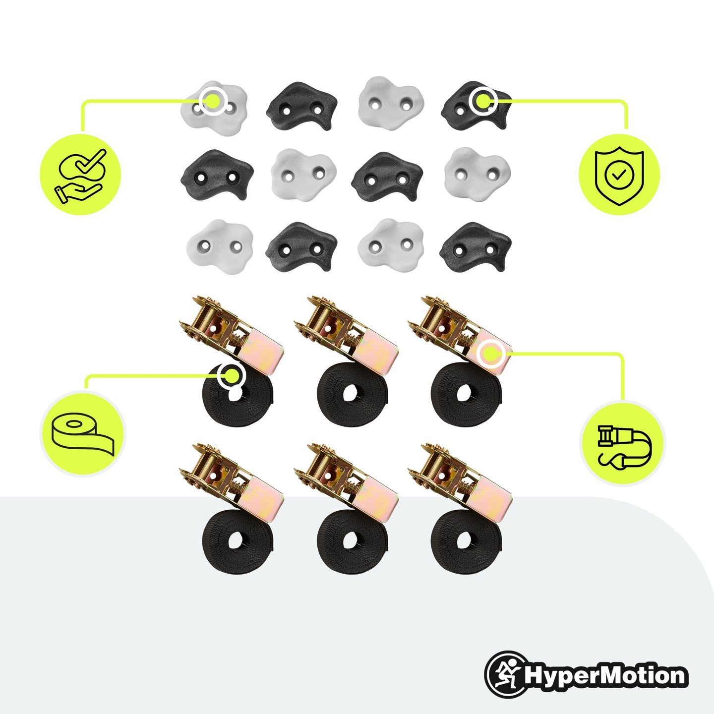 HyperMotion fára mászó készlet - 18 darab