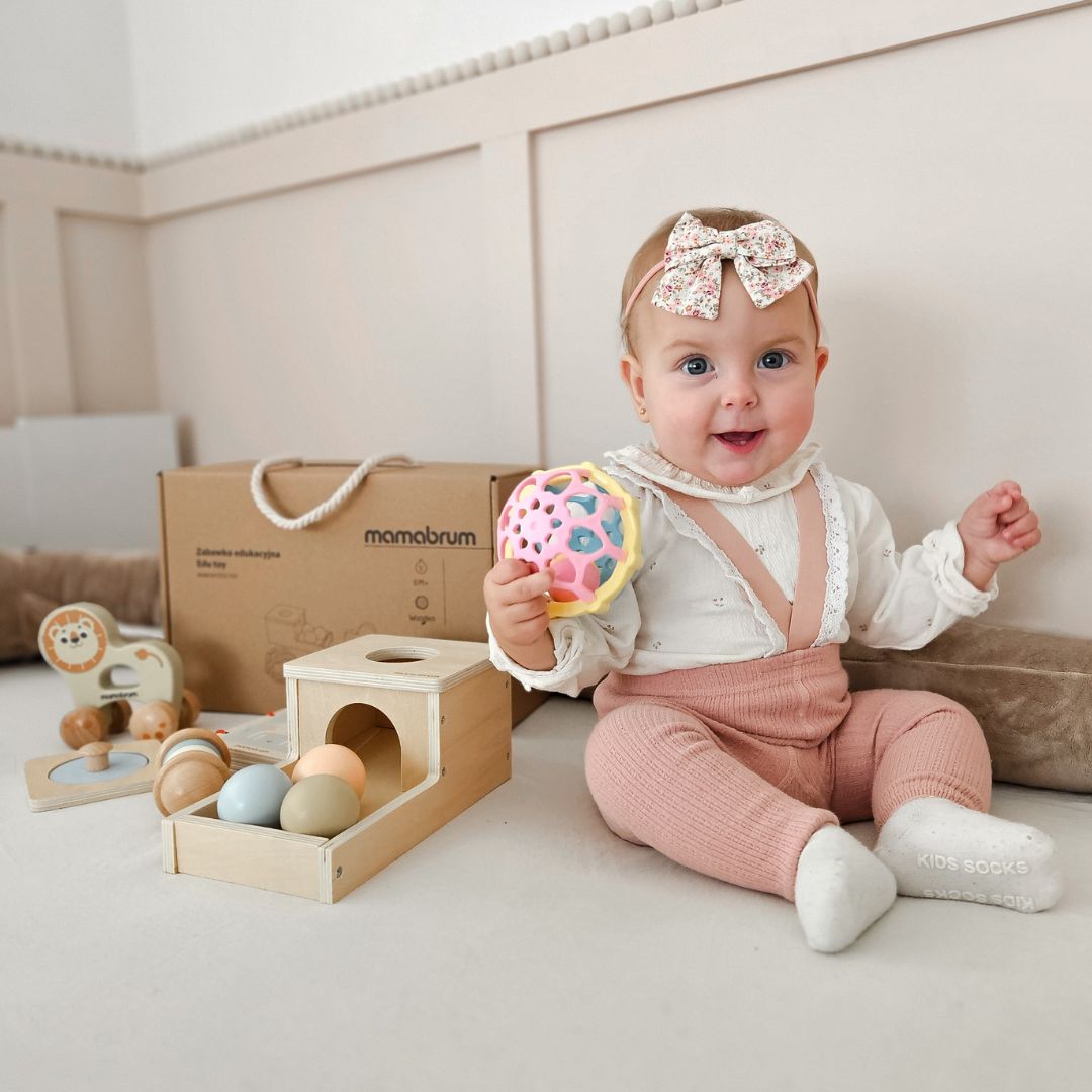 Montessori játékkészlet 7-12 hónapos babáknak