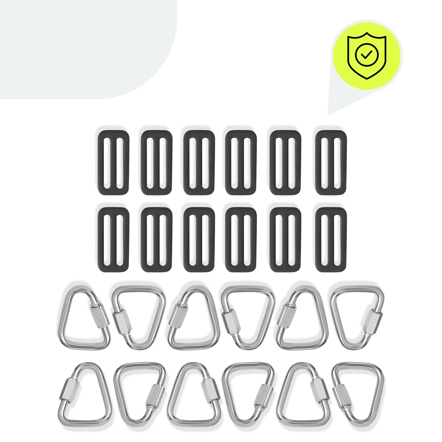 Ninja akadálypálya gyerekeknek - HyperMotion slackline szett - 10 akadály