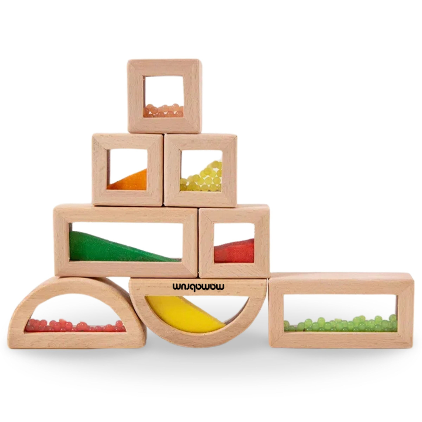 Különböző töltelékkel ellátott érzékelő blokkok készlete - 15 db