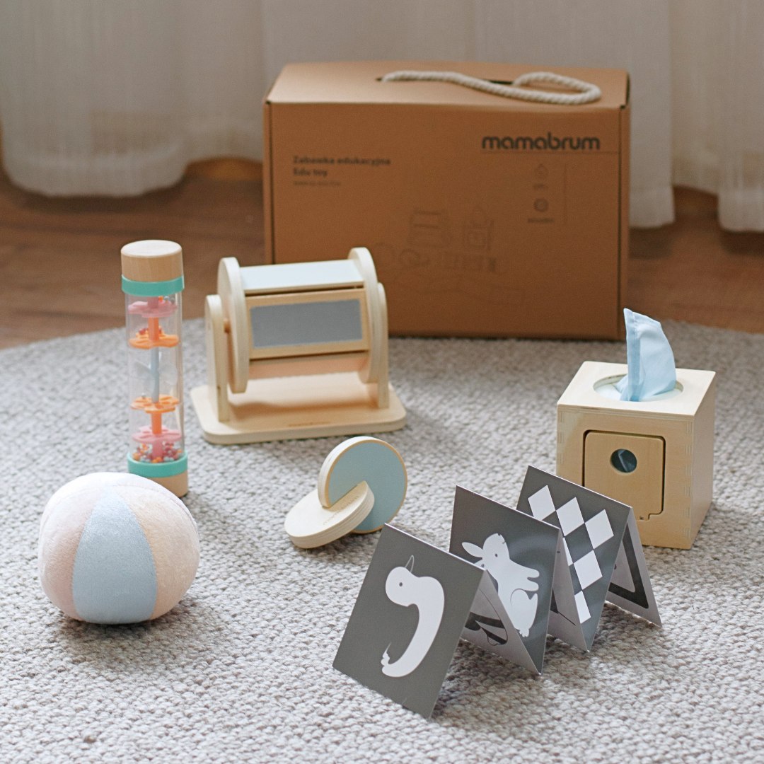 Montessori játékkészlet 0-6 hónapos kisgyermekeknek