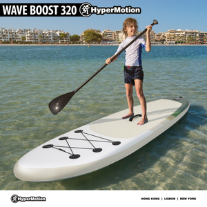 Felfújható SUP Stand Up Paddle deszka 320 cm lapáttal és üléssel - HyperMotion WAVE BOOST 320