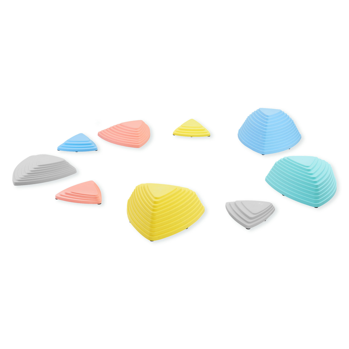 Színes egyensúlyozó kövek - 9 db