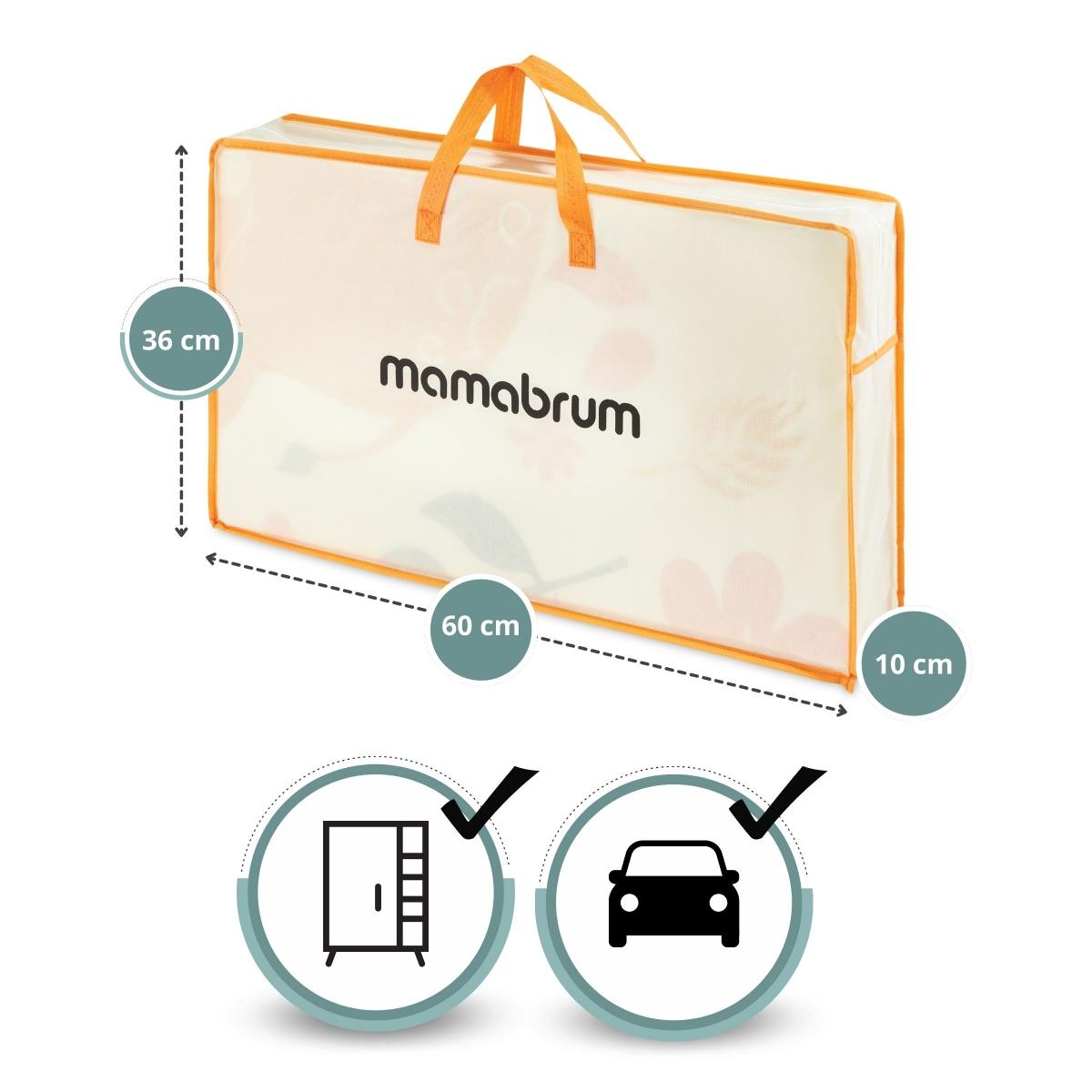 Kétoldalas összecsukható habszivacs szőnyeg 180 x 120 x 1cm - Egzotikus elefántok/finom szürke