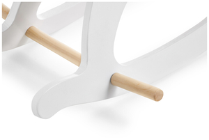 Fából készült hintaló - fehér - 12 hónapos kortól.