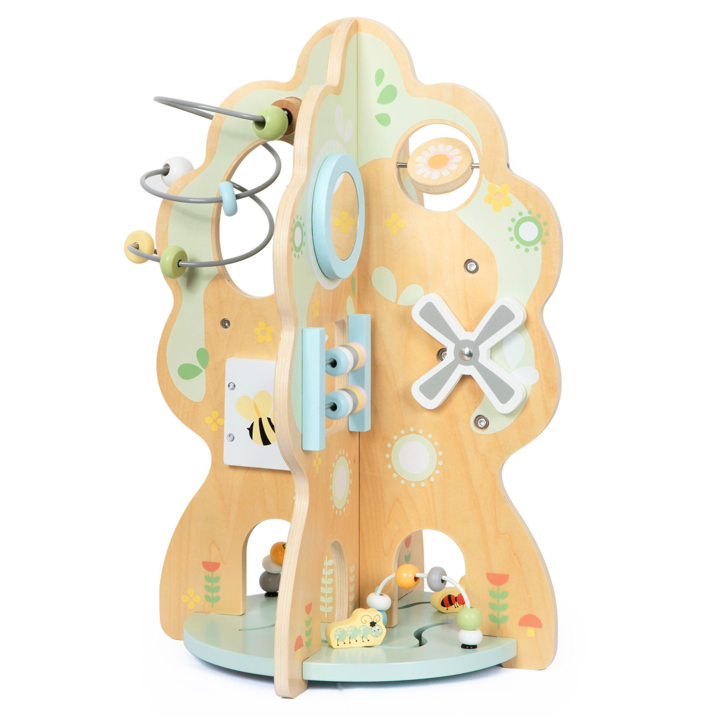 Fából készült oktatójáték 10 az 1-ben - többfunkciós fa