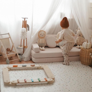 Fából készült egyensúlyi pálya - érzékszervi pálya - 14 elem