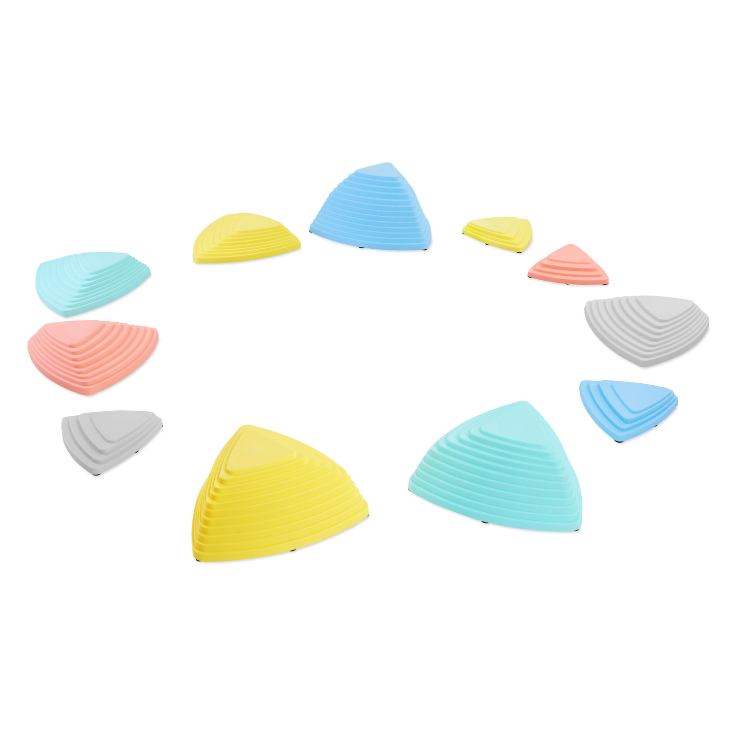 Színes kiegyenlítő kövek - 11 db