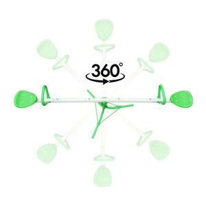 2 az 1-ben hinta kerti hinta, 2 személyes egyensúlyi gerenda 360 fokos körhinta funkcióval