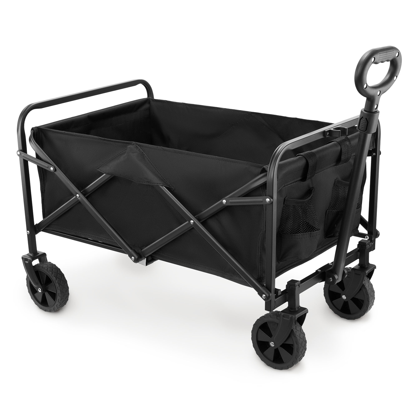 HyperMotion összecsukható strandkerekesszék - fekete, 80 kg