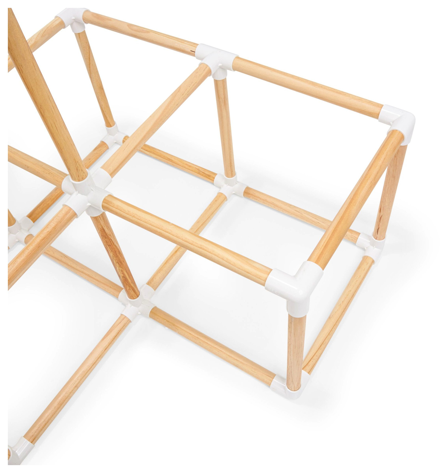 Nagy, fából készült, hazai XXL játszótér - csúszda, létra, mászófal, mászókockák