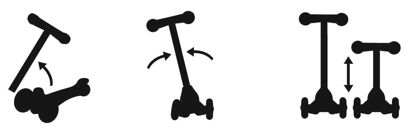 Egyensúlyozó roller 5in1 HyperMotion - kék