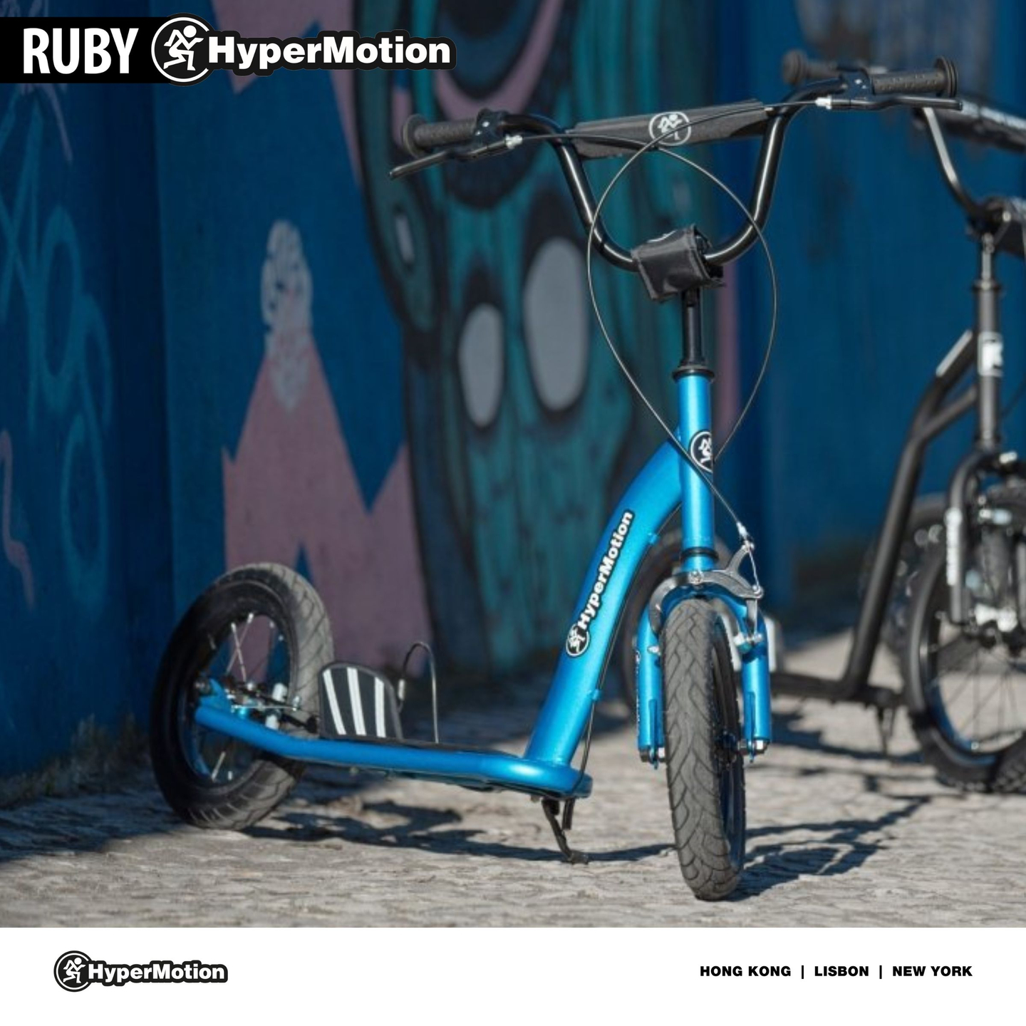 Roller HyperMotion RUBY 12 (felfújható 30 cm kerekek) - Kék