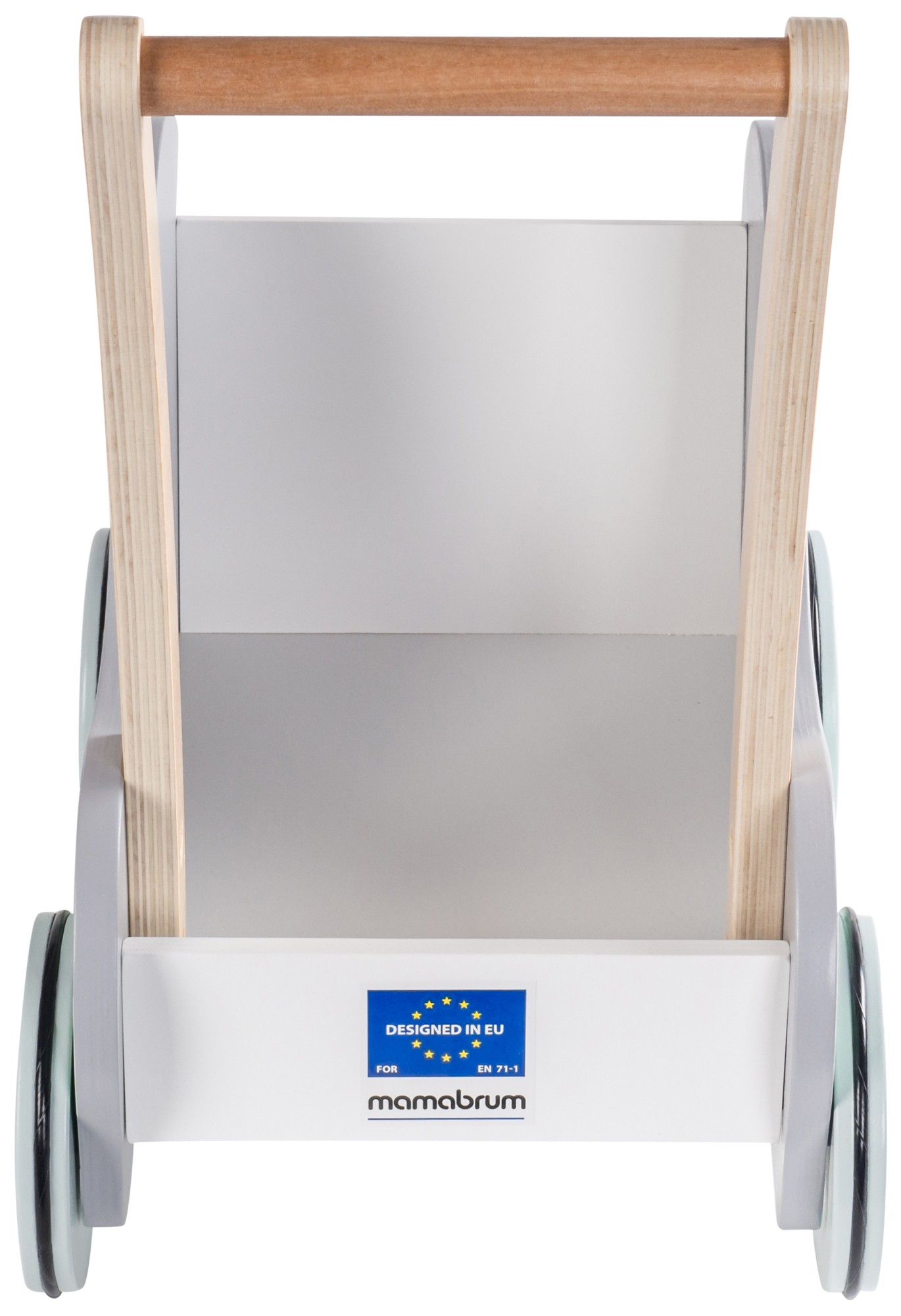 Fából készült babakocsi járókeret