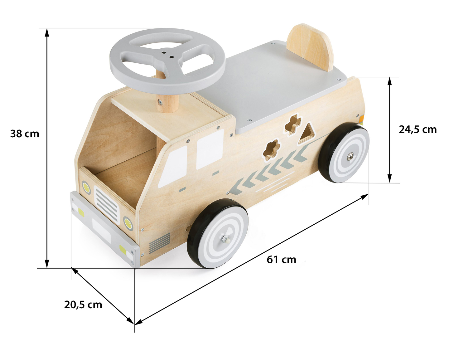 Fa kerékpár, autó, autó blokkokkal