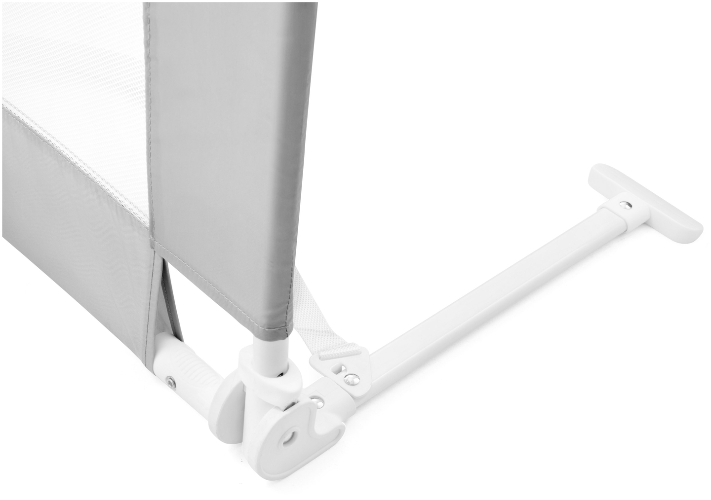 Biztonsági korlát az ágyhoz - ágyrács - szürke