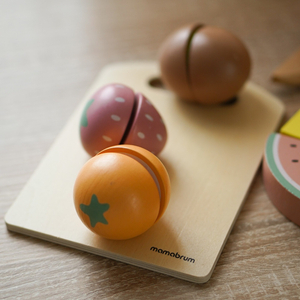 Fából készült vágó gyümölcs - készlet