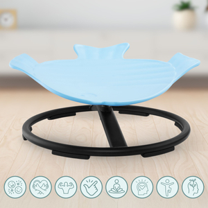 Mini körhinta gyerekeknek Hal - kék