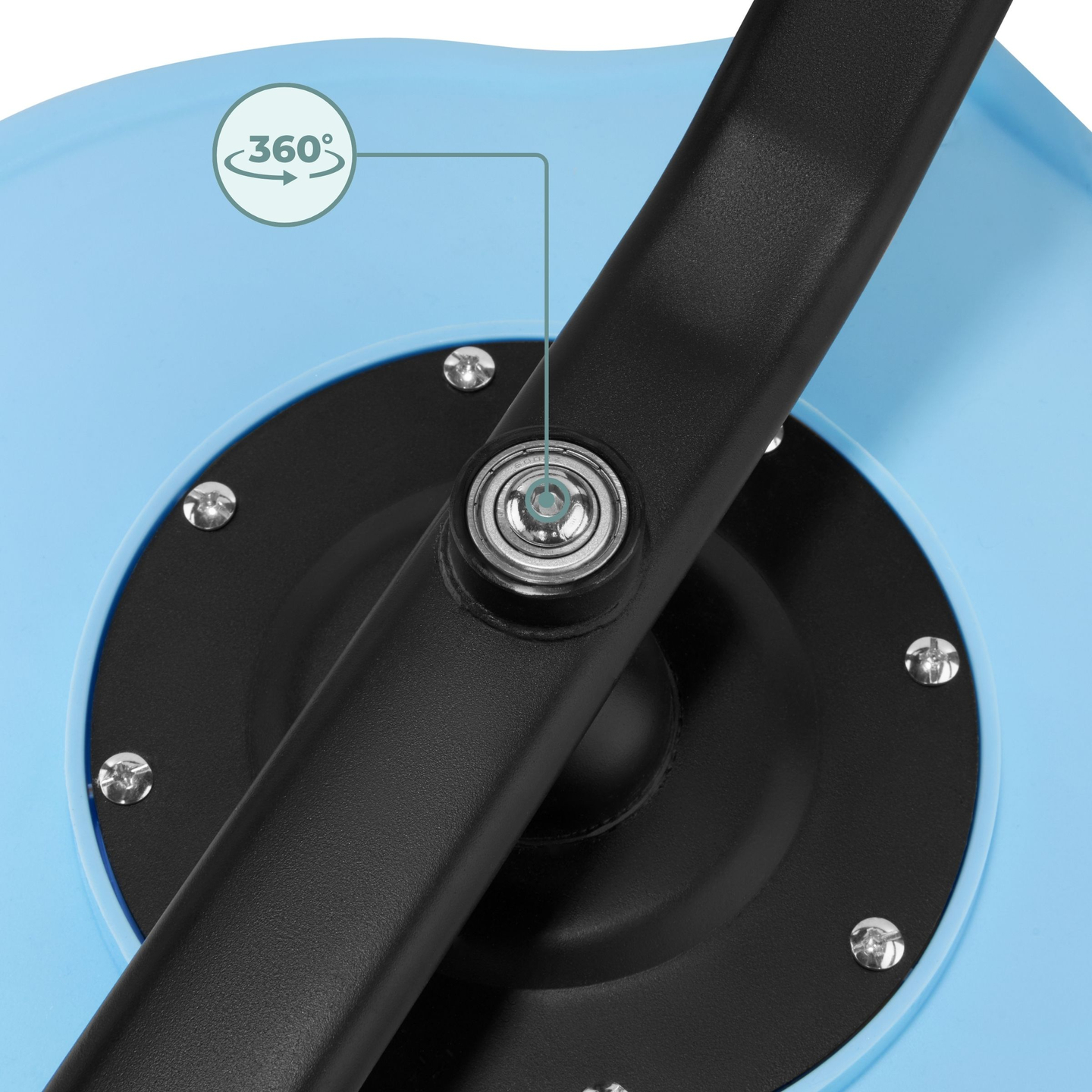 Mini körhinta gyerekeknek Hal - kék