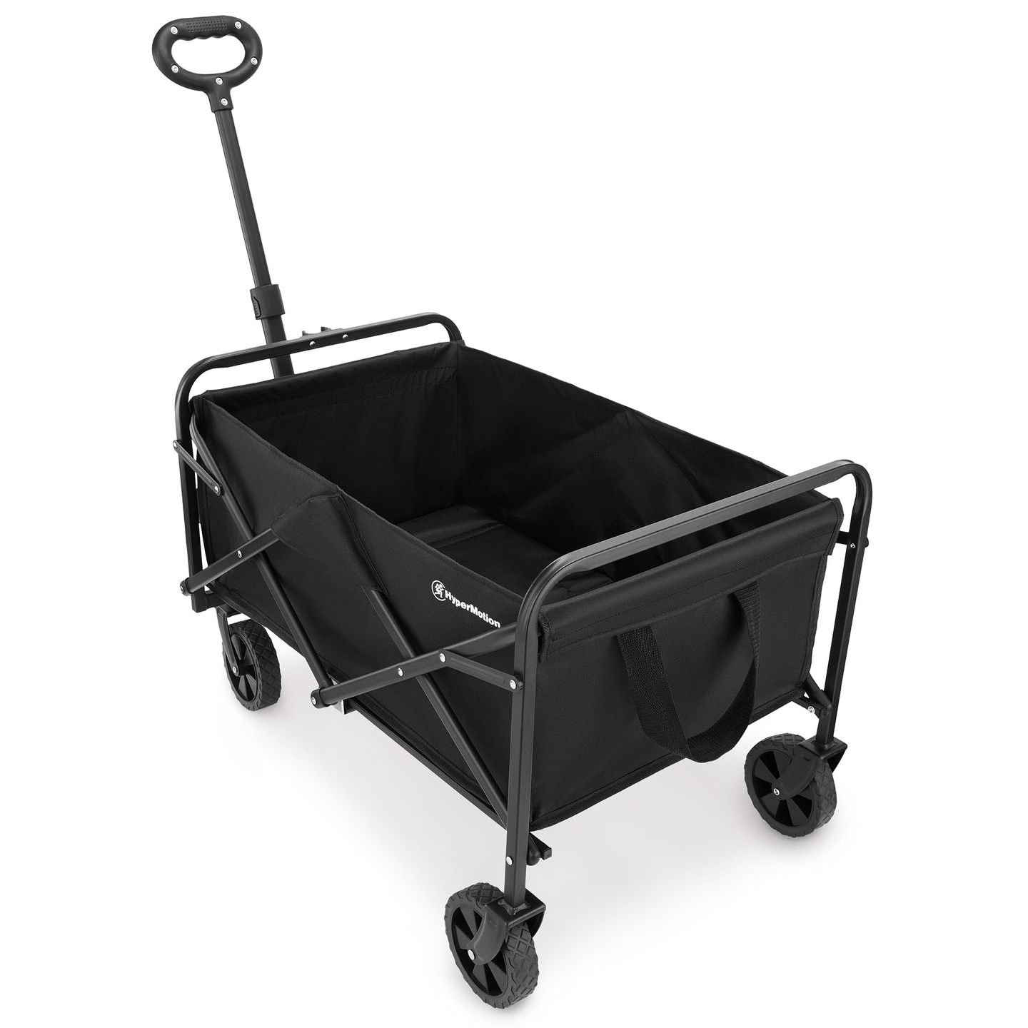 HyperMotion összecsukható strandkerekesszék - fekete, 80 kg