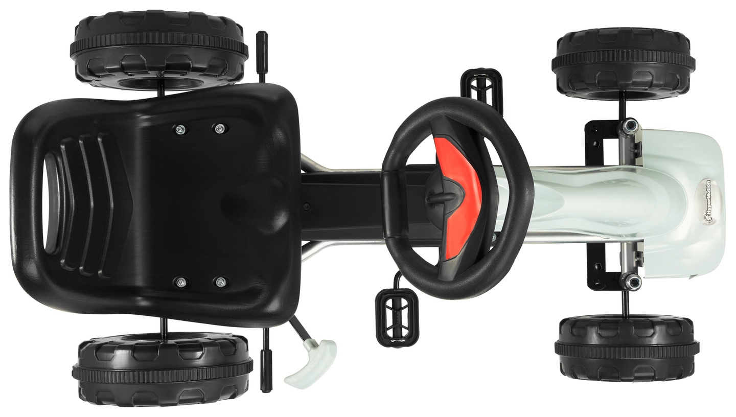 CHESTER pedálos gokart - gyerekeknek 3-6 éves korig - szürke