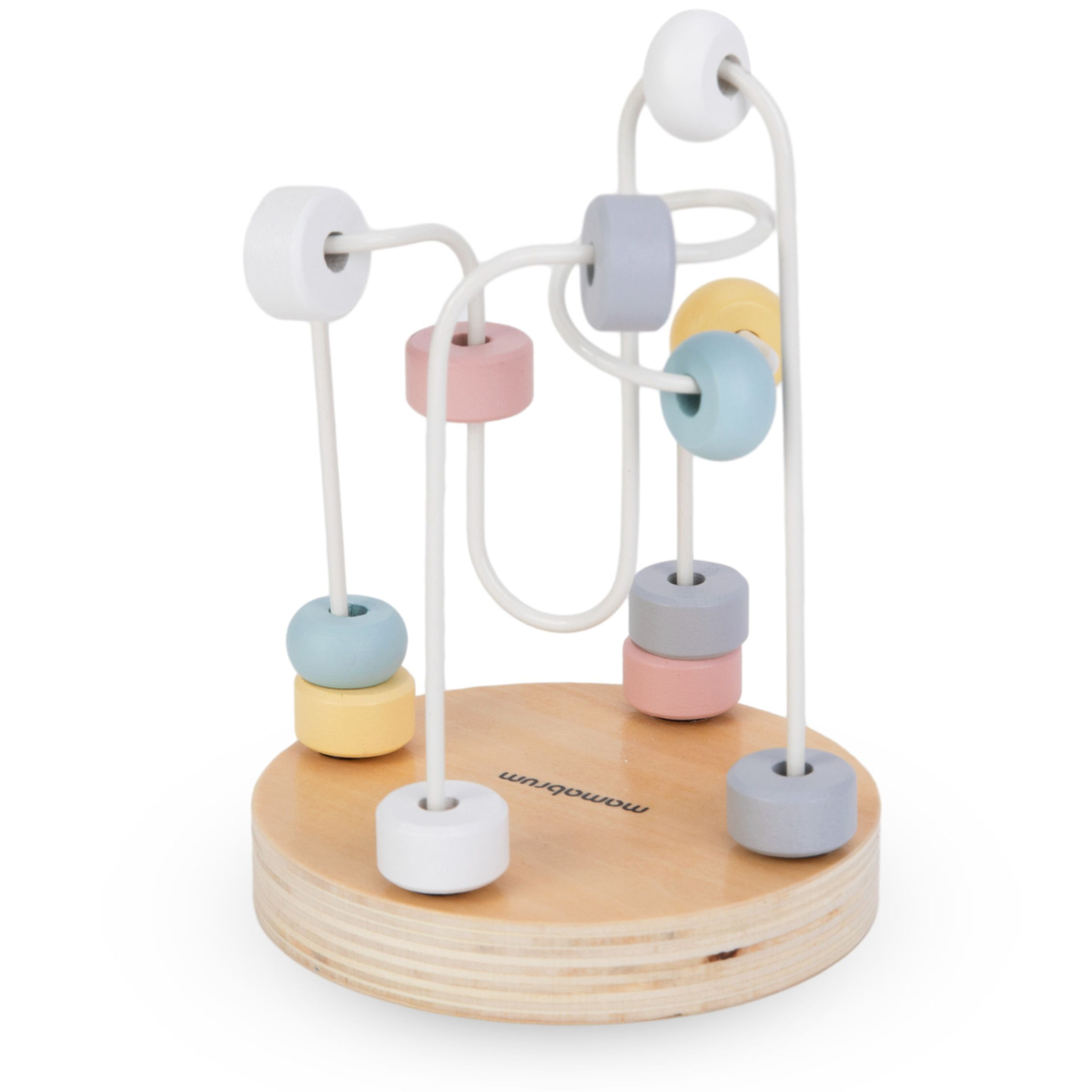 Fából készült játékkészlet - színes összefonódó, piramis Szarvas, szortírozó Pingvin