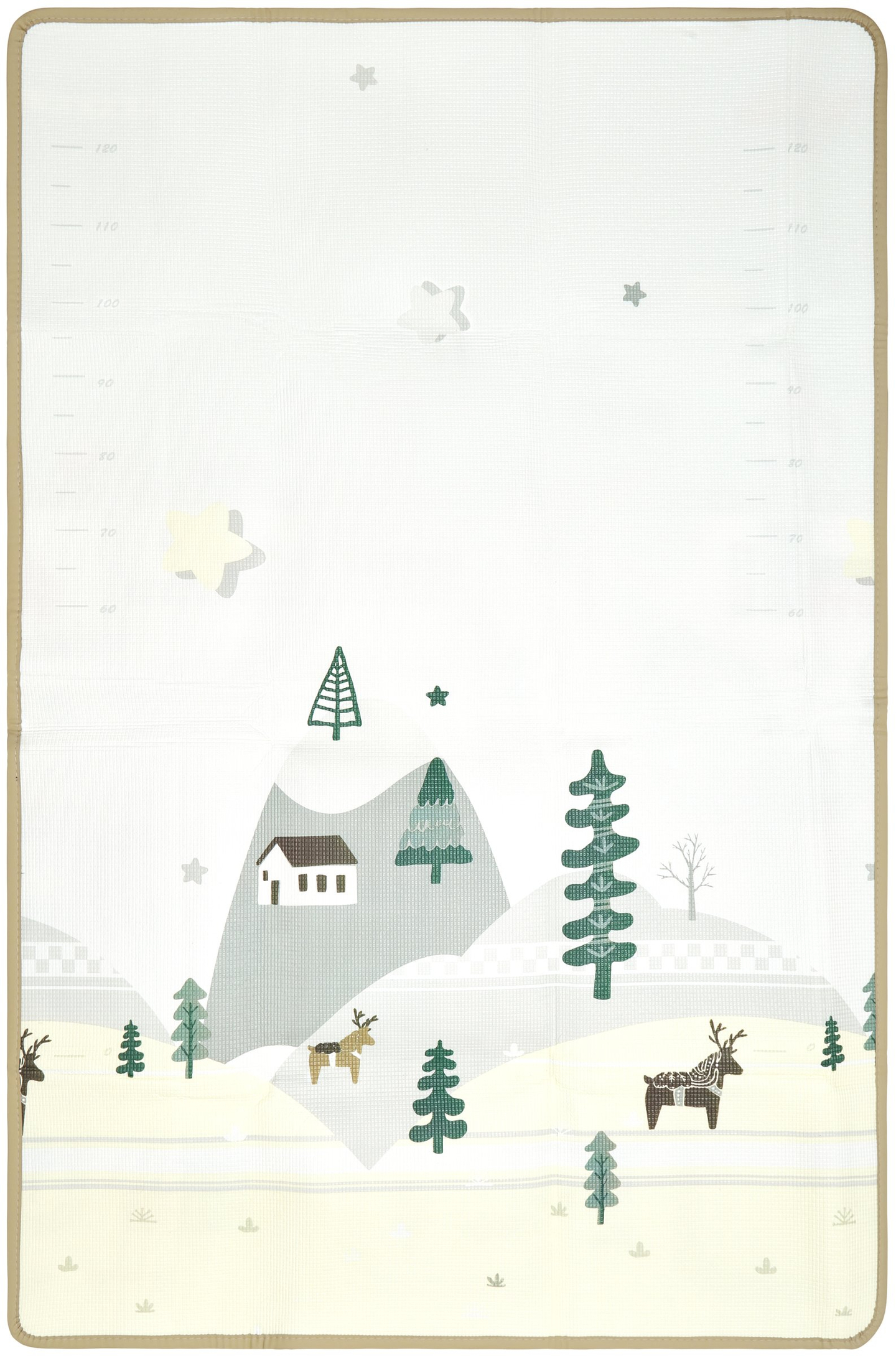 Kétoldalas habszőnyeg - mesés ország / téli kisváros