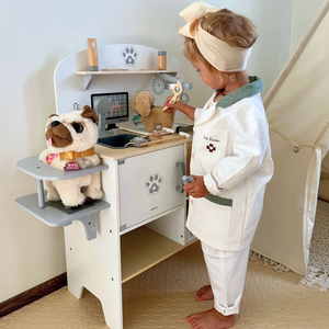 Állatkórház - fa készlet